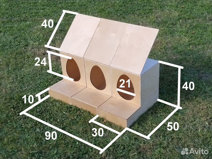 Гнездо для кур с яйцесборником