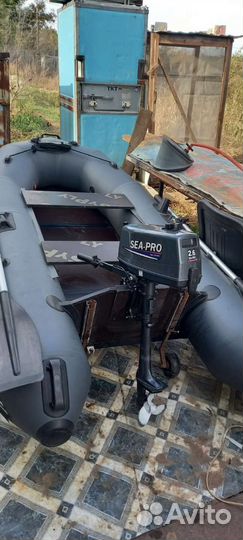 Надувная лодка с мотором