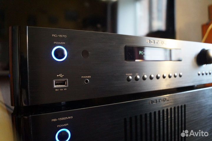 Пред Rotel RC-1570 c мощником Rotel RB-1582 MkII