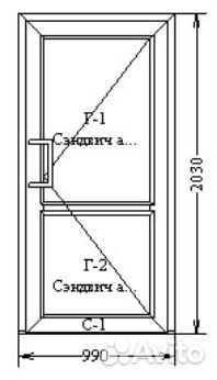 Дверь пластиковая пвх входная усиленная