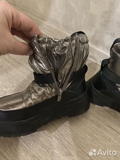 Дутики зимние для девочки, 34