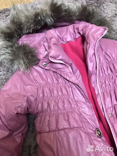 Пуховик для девочки 134