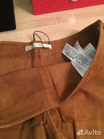 Шорты женские из натуральной замши «Zara”