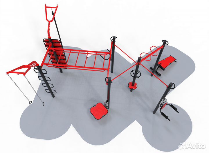 Уличный спортивный комплекс