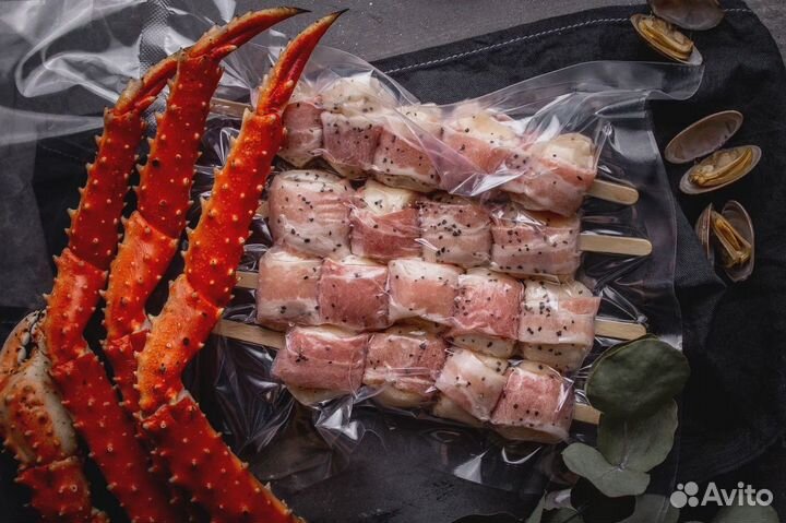 Шашлычки из гребешка