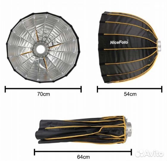 Софтбокс NiceFoto LED professional softbox LED-90c