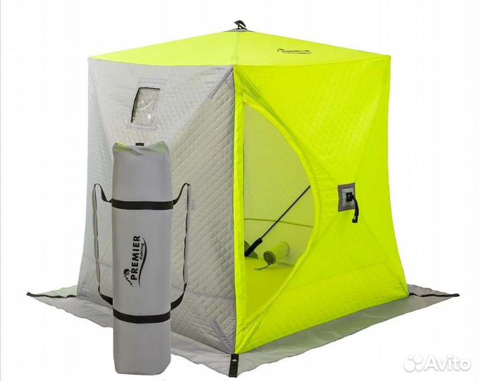 Палатка зимняя куб утепленная Premier Fishing