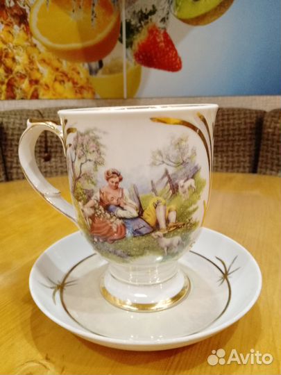 Чайная пара большая дулева мадонна
