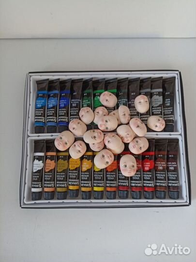 Личики для ватных кукол