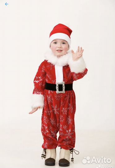 Новогодний костюм Санты 92-98