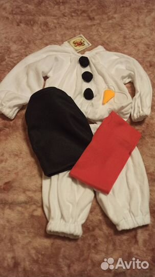 Костюм Снеговичка 4-5 лет в аренду для фотосессии