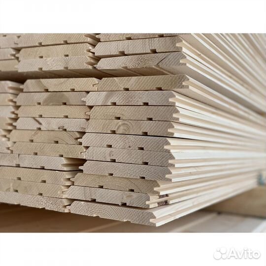 Имитация бруса внутри