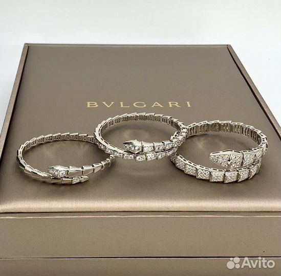Серебряный браслет Bvlgari