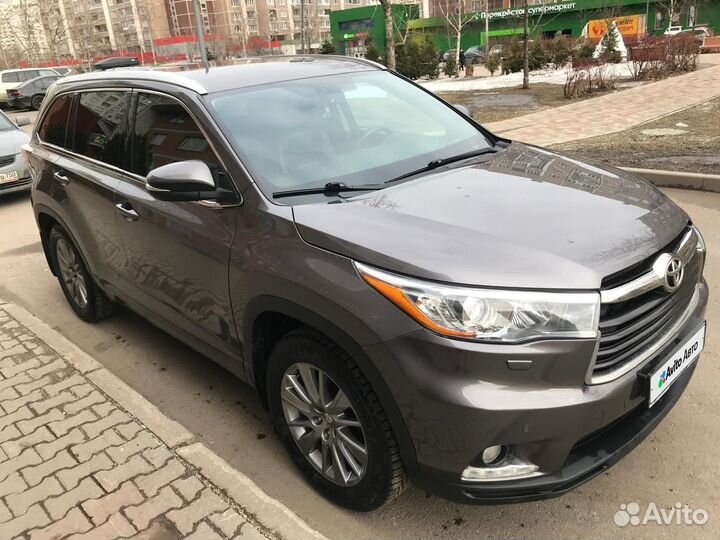 Toyota Highlander 3.5 AT, 2014, 97 500 км
