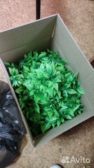 Искусственная зелень для букетов из мыла