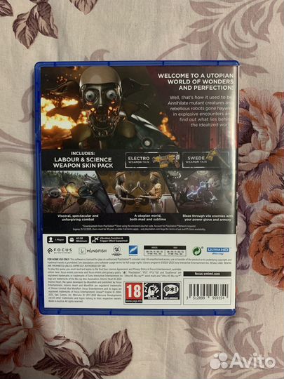 Atomic heart ps5, диск, русская озвучка