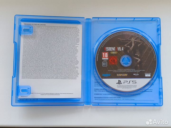 Resident evil 4 ps5 диск (gold edition)