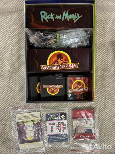 Настольная Игра Рик И Морти Анатомический Парк
