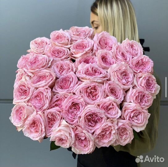 Букеты Роз 51 101 Пионовидны кустовые доставка