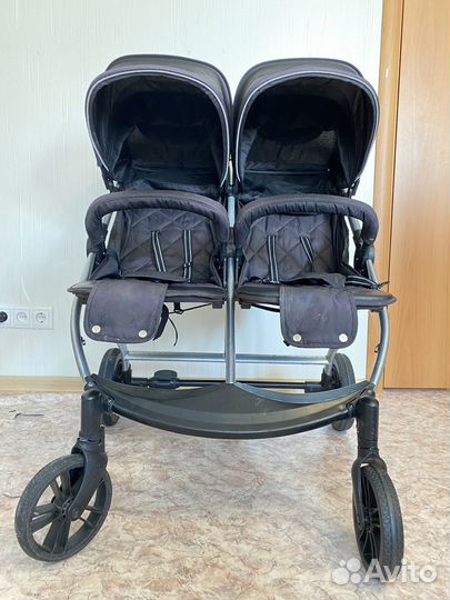 Всесезонная коляска для двойни 