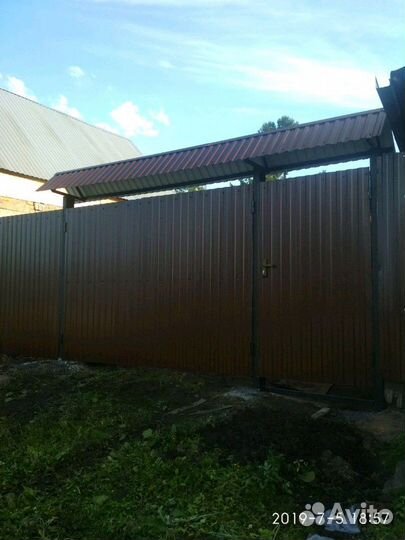 Заборы,ворота,калитки,крыши