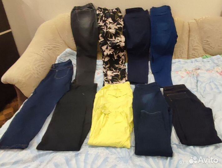 Брюки блузы джинсы туники кофты 44-48 50р женские