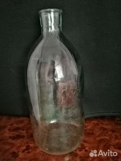 Бутыль стеклянная