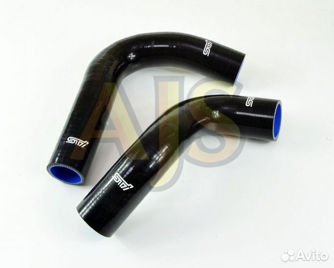 Патрубки радиатора Subaru Forester SG5\SG9 турбо синий