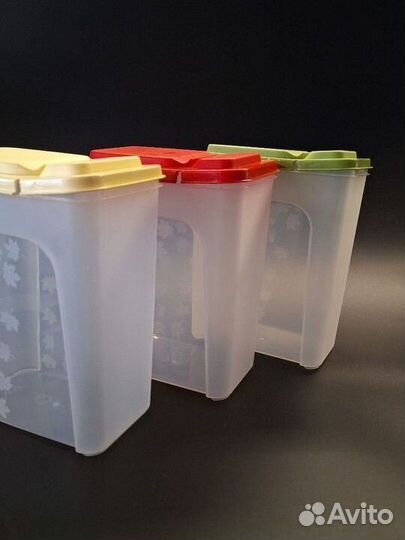 Контейнер для сыпучих продуктов 3 шт