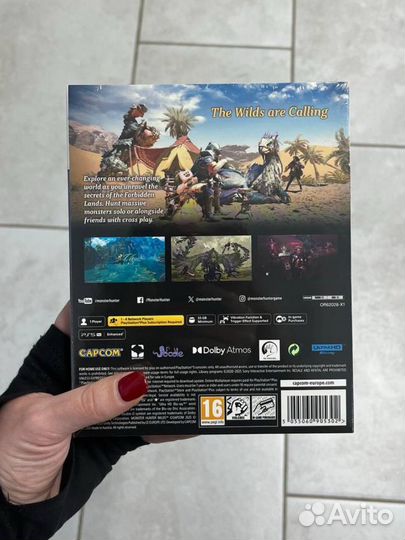 Monster hunter wilds ps5 диск новый стилбук