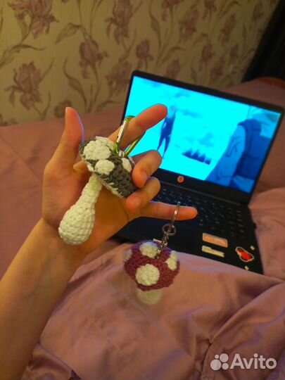 Вязаные крючком грибы