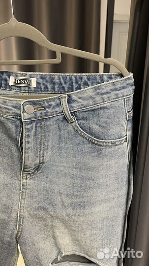 Бермуды джинсовые