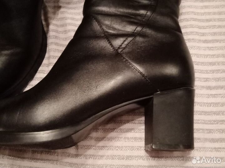 Зимние женские сапоги 38 натуральная кожа