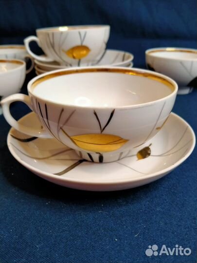 Чайные пары Золотая ветка Дулёво