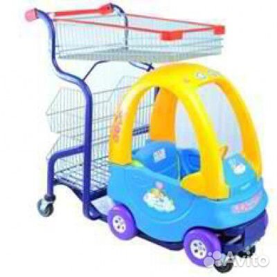 Тележка покупательская автомобильчик