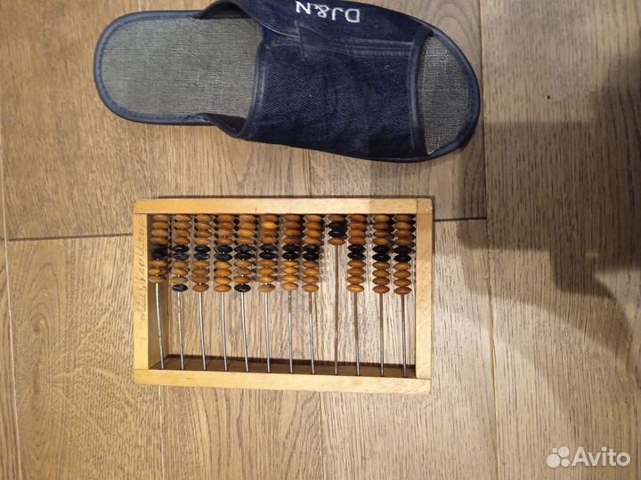 Счеты деревянные СССР маленькие