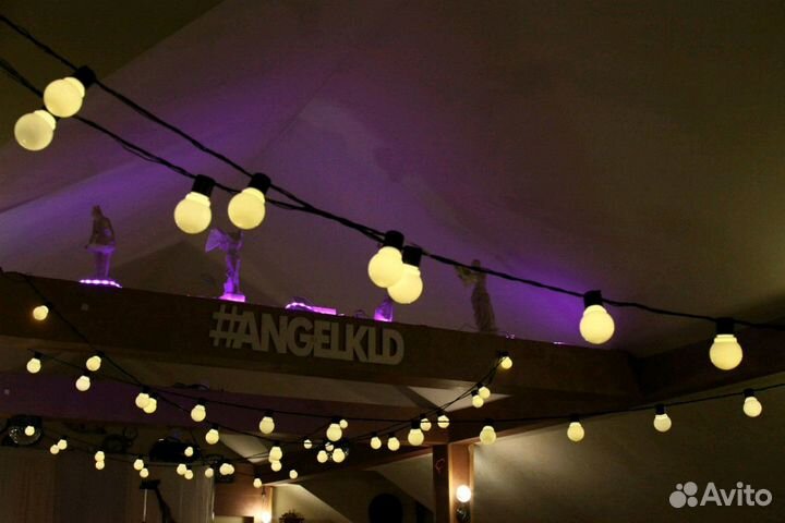 Гирлянда в стиле ретро в аренду