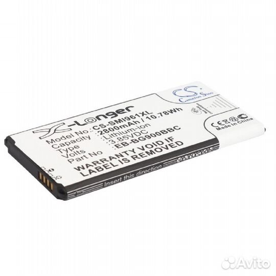 Аккумулятор для Samsung Galaxy S5 3.85V 2800mAh