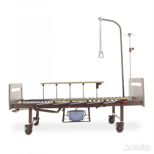 Кровать механическая юг-6 с туалетным устройством
