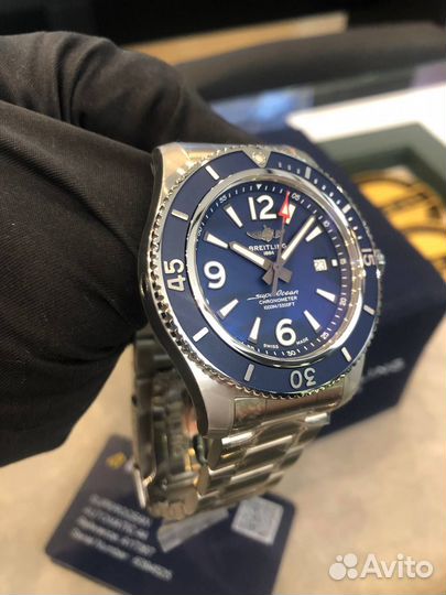 Breitling SuperOcean Blue 44MM WR1.000M