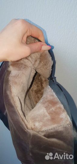 Сапоги женские зимние натуральная кожа 39