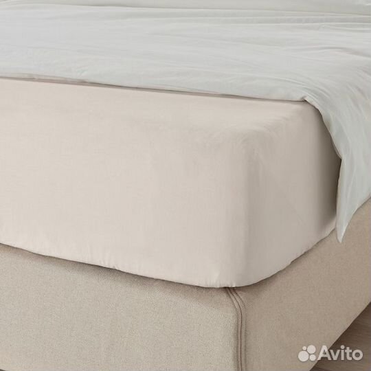 Простынь на резинке 160 200 IKEA