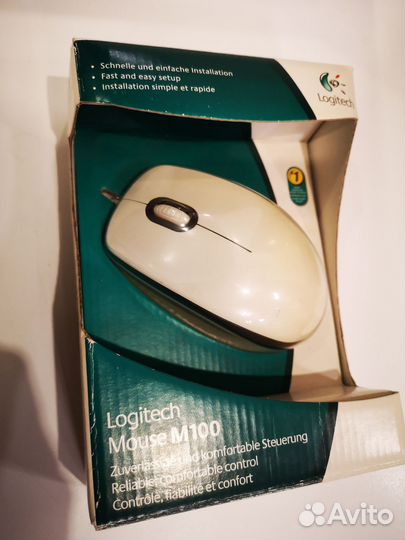 Компьютерная мышь logitech m100(тихая)