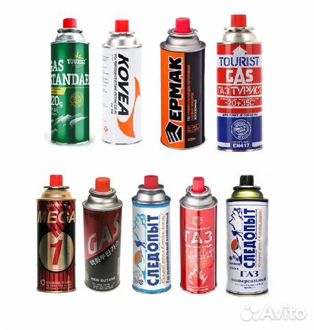 Газ для портативных плит