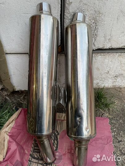 Глушитель левый Honda VTR1000f