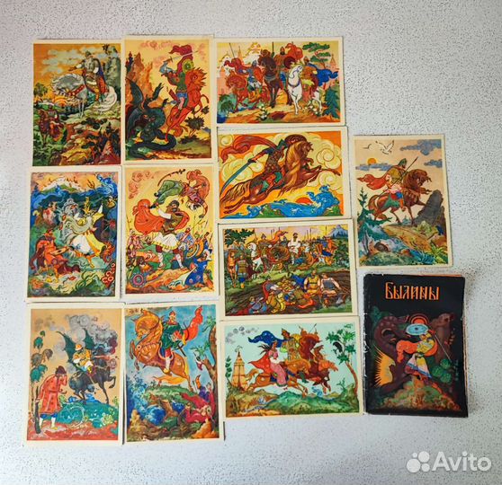 Набор почтовых открыток, Палех,ссср