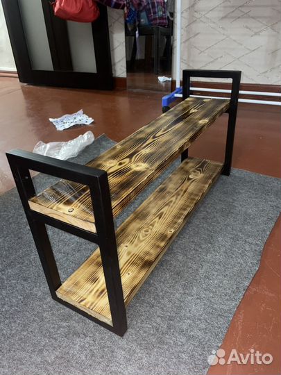 Полка настенная в стиле лофт