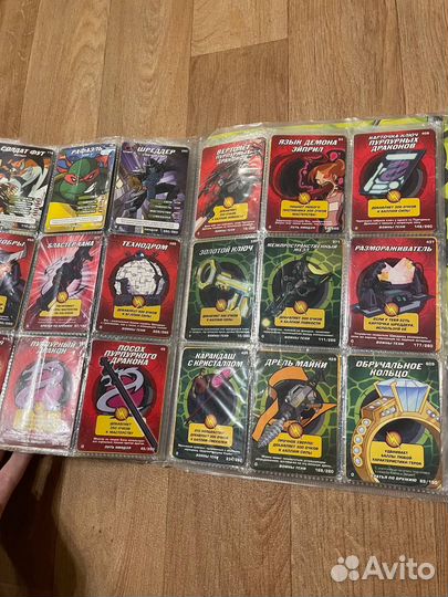 Карточки черепашки ниндзя