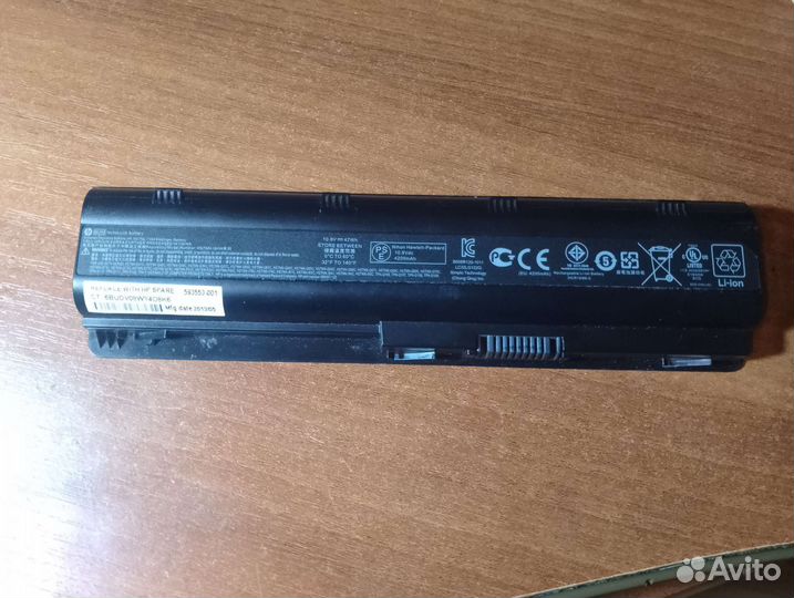 Аккумулятор для ноутбука hp