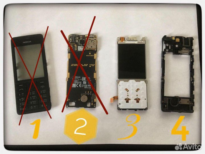 Nokia 515 оригинальные запчасти